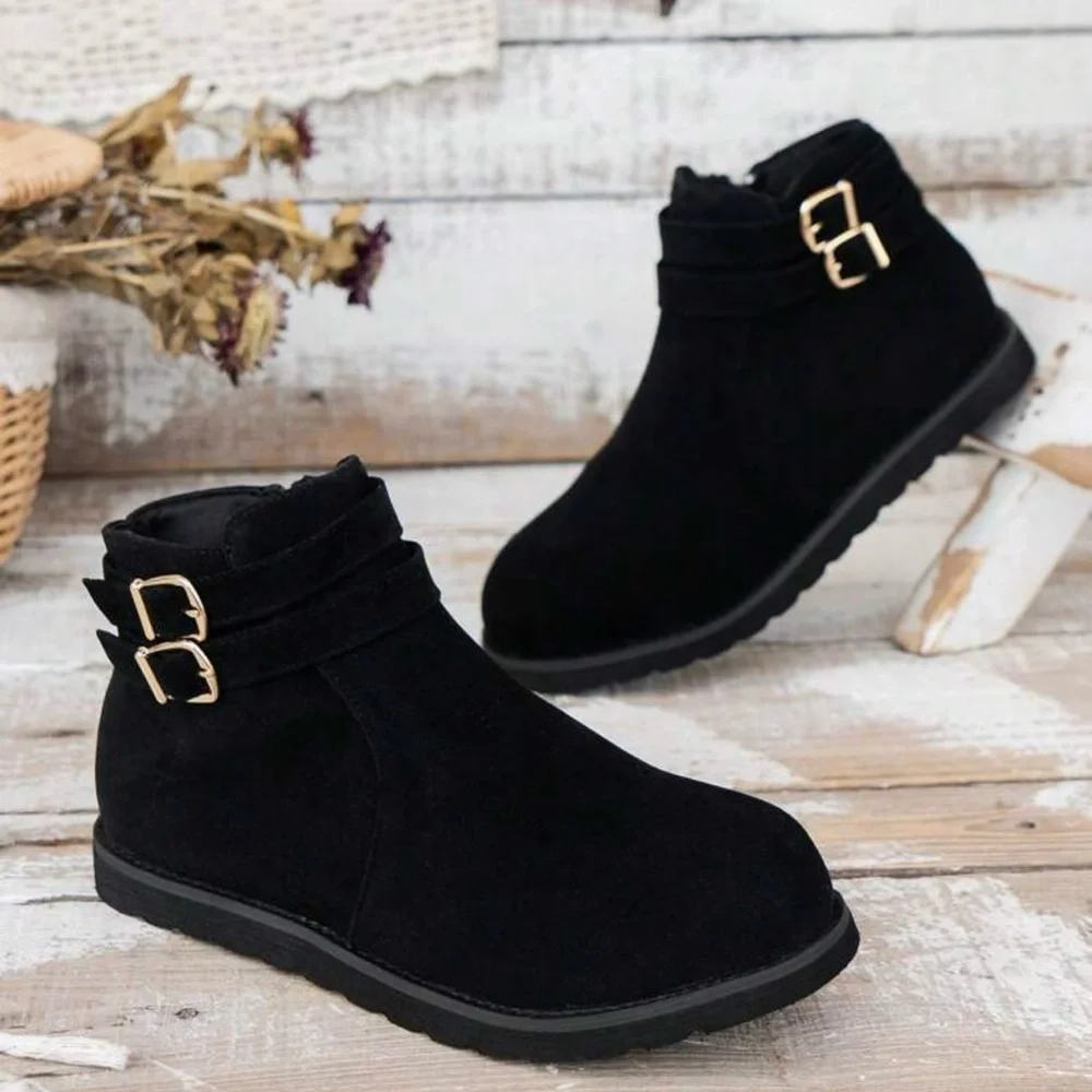 Stylish Black Ankle Boots for Women - Picture 2 of 2
